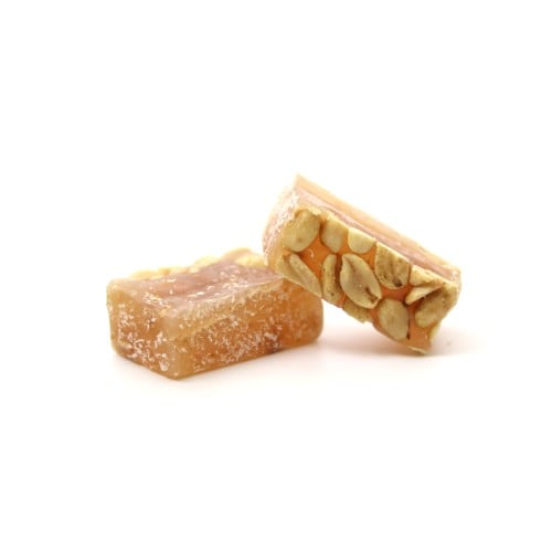Throat with coconut and peanuts