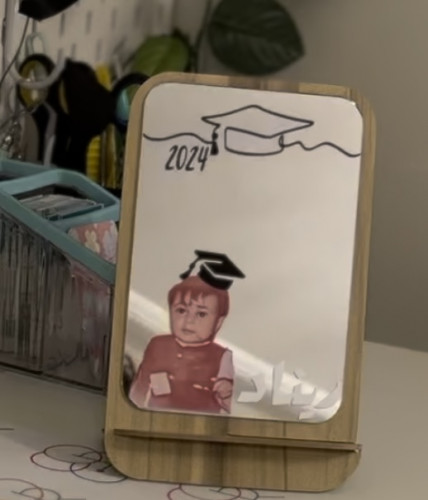 Mirrors with photo addition
