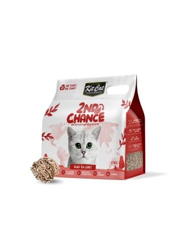 كت كات رمل نباتي من اوراق الشاي الاسود 2.5kg