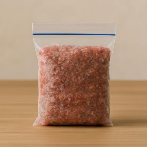 وجبة نيئة موزونة بوصفة البط للقطط