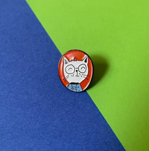 Ben's distinctive pin