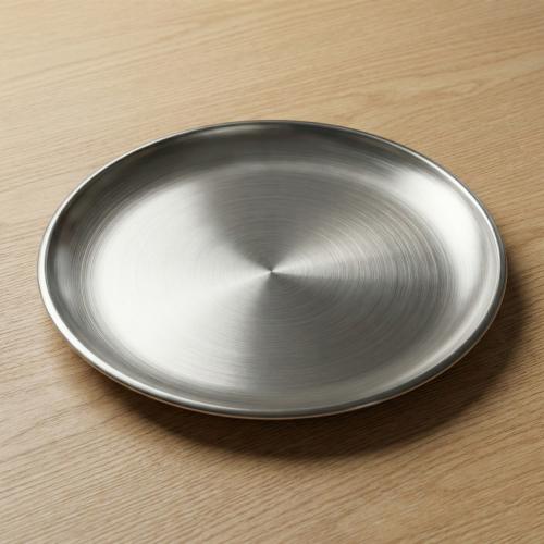 صحن ستانلس ستيل للقطط