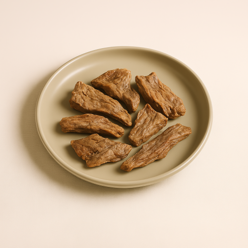 Dried veal lung