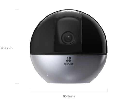 EZVIZ C6W Pan & Tilt Wi-Fi Camera 4MP 4mm (83°), 3...