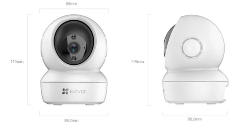 Ezviz H6c pro 2mp كاميرا مراقبة منزلية واي فاي