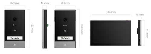 HP7 2K Smart Home Video Doorphone جرس الباب الخارج...