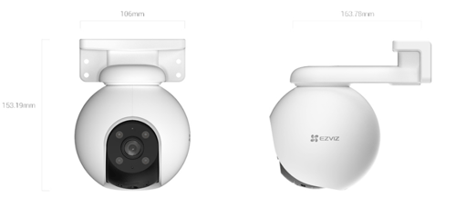 EZVIZ H8 Pro Wi-Fi Camera 5MP 4mm (89°) 3K كاميرا...