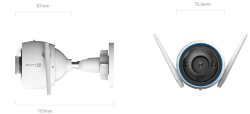 Ezviz H3 3MP Wi-Fi Smart Home Camera in 2K كاميرا...