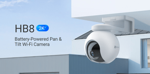 Ezviz HB8 Kit Battery-Powered Pan & Tilt Wi-Fi Cam...