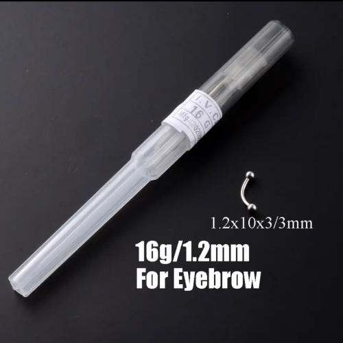ابرة تخريم للحاجب مع حلق - Eyebrow Needle with Piercing