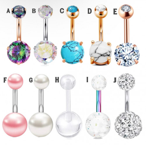 حلق طبي للسرة - Surgical Belly Button Ring