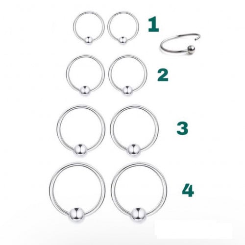 حلق طبي دائري متعدد الاستعمالات - Multi Using Hoop Surgical Piercing