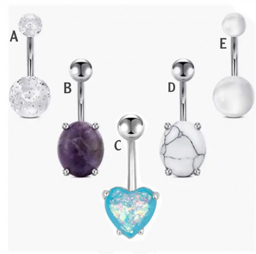 حلق طبي للسرة - surgical Belly Ring