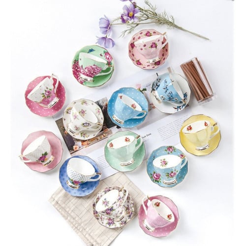 كوب شاي إنجليزي Santana أزرق