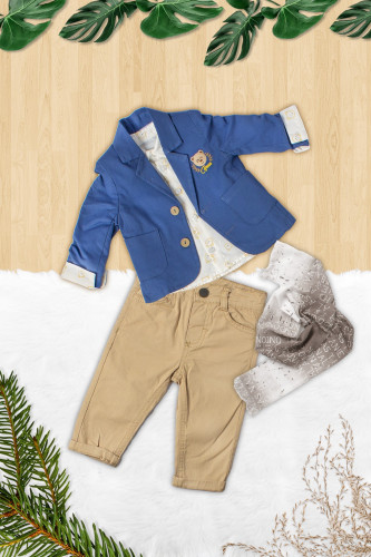 طقم ولادي 4 قطع صيفي