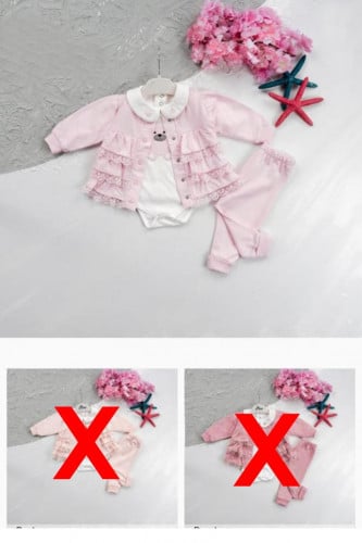 طقم مواليد بناتي