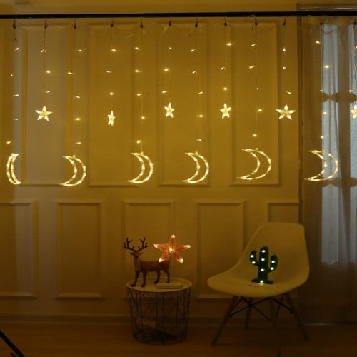اضاءة رمضان هلال و نجمة