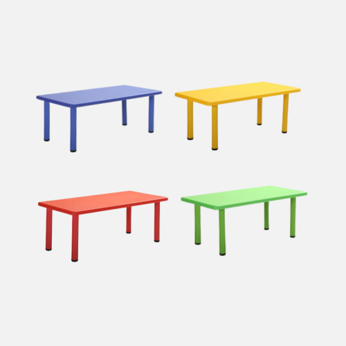 طاولة روضة أطفال متينة بألوان مبهجة