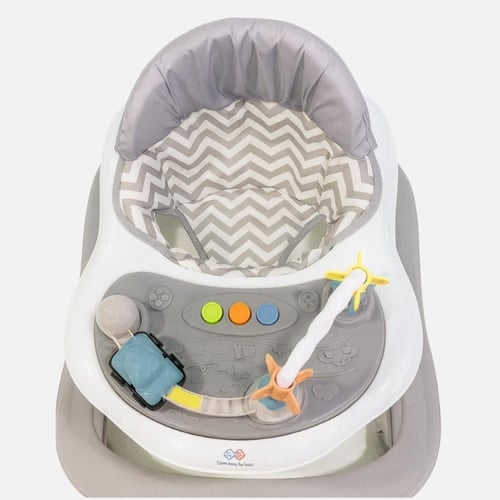 مشاية أطفال آمنة ومريحة مع ألعاب تفاعلية