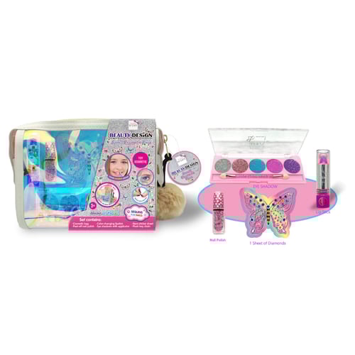 لوكي - حقيبة مستحضرات تجميل صغيرة - آمنة للأطفال