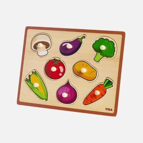 فيجا – لغز مقبض خشبي خضروات | لعبة تعليمية لتنمية...