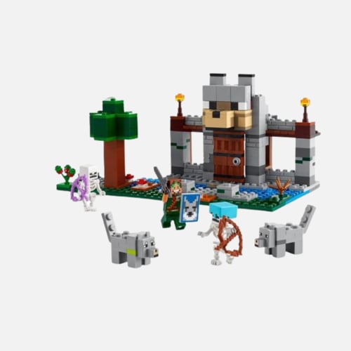 ليغو - لعب قلعة حصن الذئب من ماين كرافت - تشويق وم...