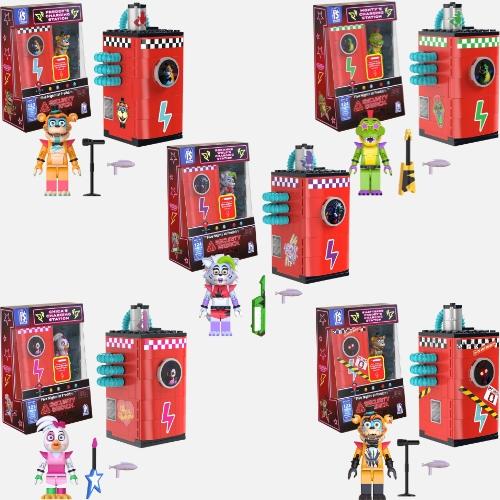 شخصيات FNAF قابلة للبناء – تشيكا، مونتي، روكسان، ش...