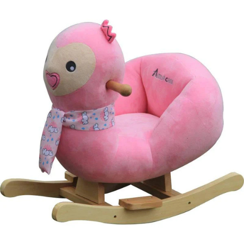 املا كير - كرسي هزاز للاطفال لون وردي - اجعلي صغير...