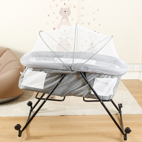 سرير اطفال للسفر - مع غطاء ناموسية