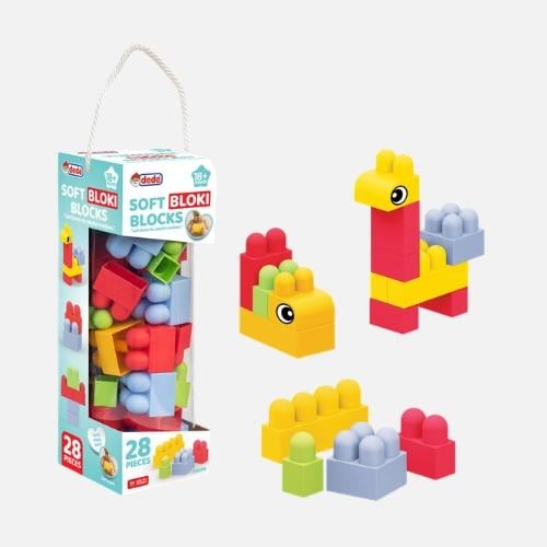 DeDe – Soft Building Blocks for Kids 28 Pieces