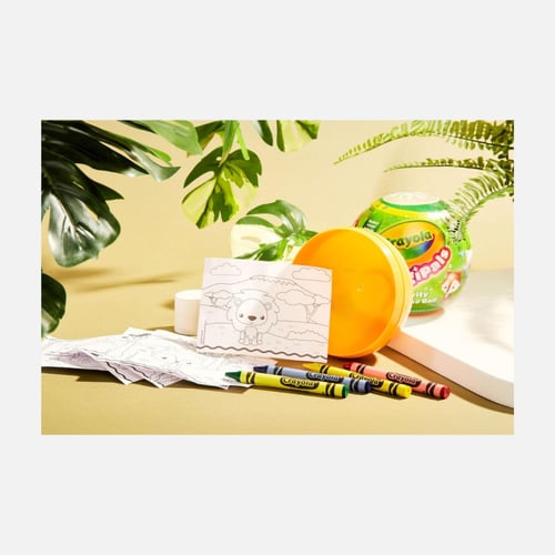 كرايولا - مجموعة تلوين مع ممحاة حيوانات (مفاجأة)