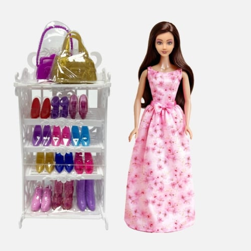 فلة - دمية - مع بوتيك الأزياء