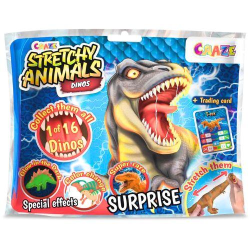 كريزي - شخصيات ديناصورات مرنة للغاية - جلد مرن وحش...