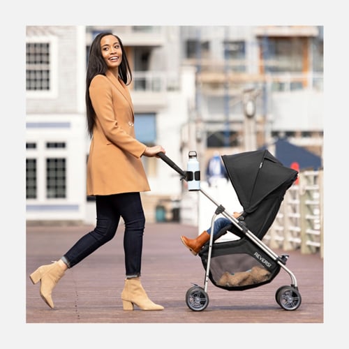 عربة أطفال خفيفة الوزن وقابلة للعكس