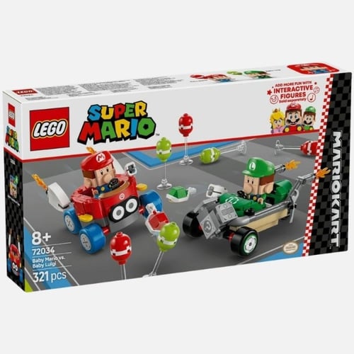 ليغو - ألعاب أطفال سوبر ماريو كارت – مجموعة بناء م...