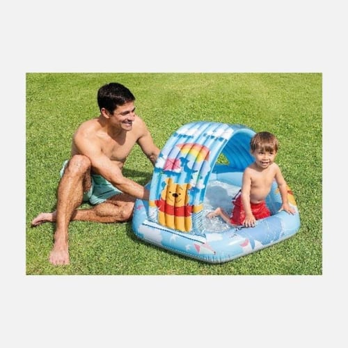 انتيكس - بركة سباحة ويني ذا بوه للأطفال مع مظلة مر...