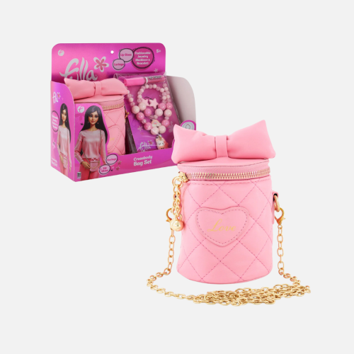 فله - مجموعة حقيبة كروس بودي مع مجوهرات أنيقة