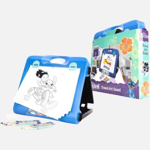 Disney - Stitch Travel Art Easel for Kids with Coloring Tools Ages 3+
