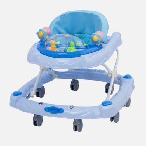 مشاية تعليمية للأطفال بإطار فولاذي وضوء