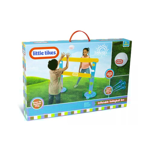 ليتل تايكس - مجموعة كرة طائرة قابلة للنفخ للأطفال
