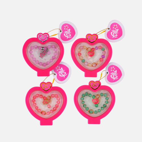 فلة - أساور أنيقة بأربعة أنماط تباع بالحبة (عشوائي...