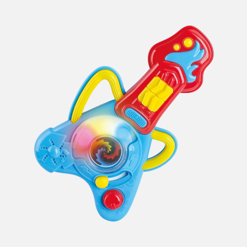 جيتار روك آند جلو للأطفال مع أضواء موسيقية تفاعلية