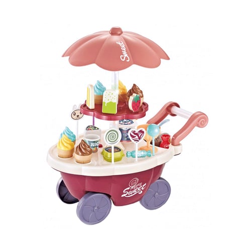 نيو بوي - مجموعة لعبة عربة الحلوى - 36 قطعة