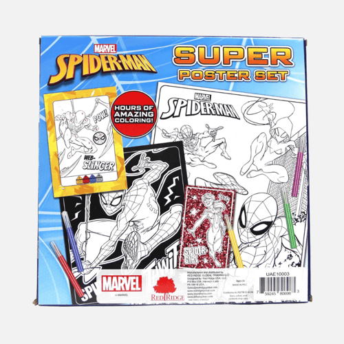 مارفل - مجموعة ملصقات سبايدر مان للتلوين – إبداع و...