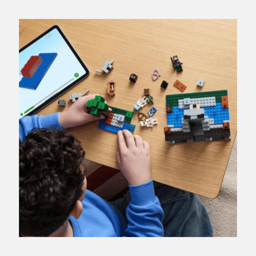 ليغو - لعب قلعة حصن الذئب من ماين كرافت - تشويق وم...