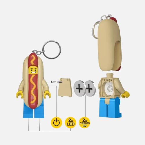 ليغو - سلسلة مفاتيح إضاءة من شخصيات اي كيو الصغيرة...
