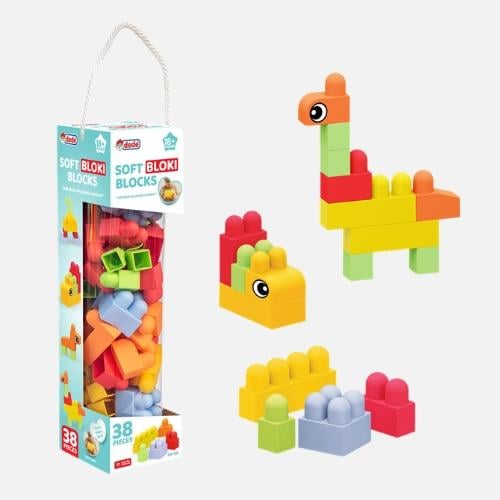 DeDe – Soft Building Blocks for Kids 38 Pieces
