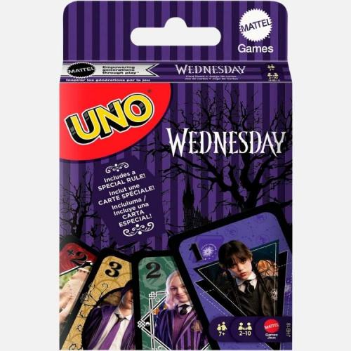 ماتيل جيمز UNO Wednesday – لعبة أونو ورق وينزداي للأطفال 7+