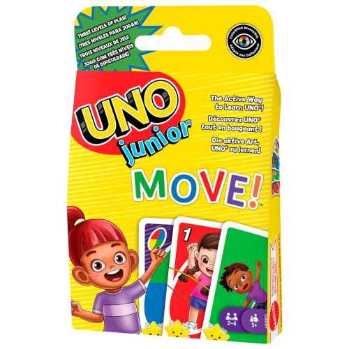 اونو - لعبة بطاقات للاطفال مع قواعد بسيطة - 3 مستو...