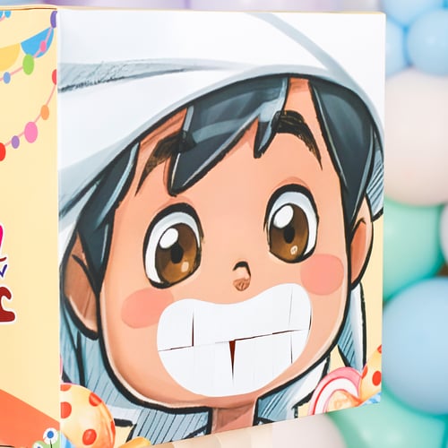 توزيعات العيد - بوكس مفاجات كبير - بتصميم وجه ولد